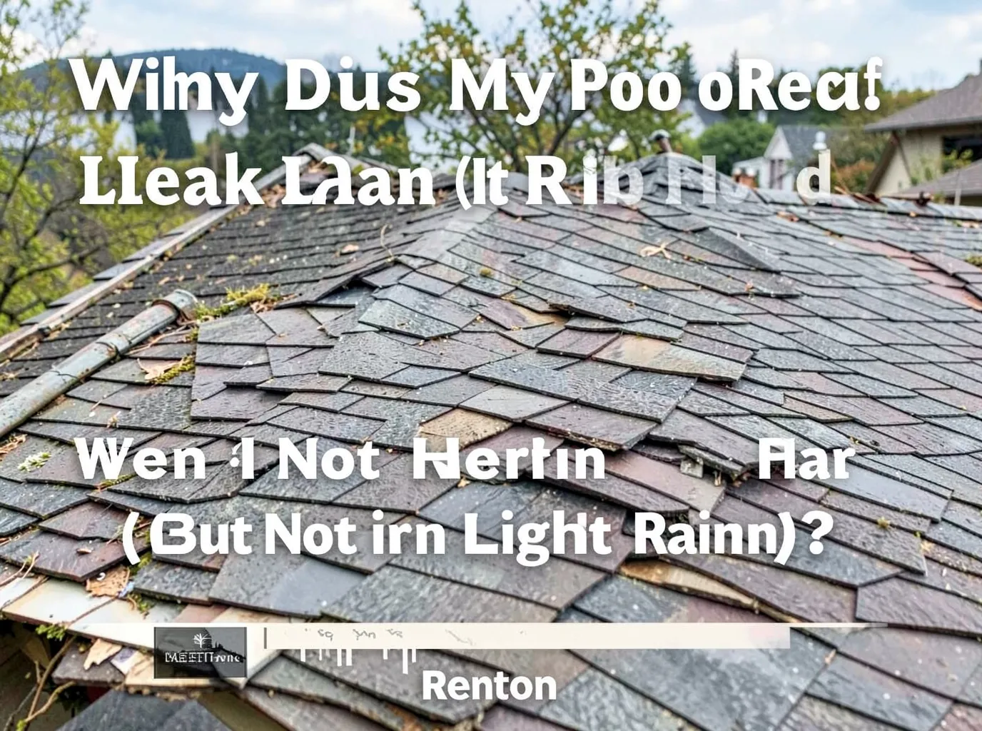 Why Does My Roof Leak When It Rains Hard (But Not in Light Rain)?