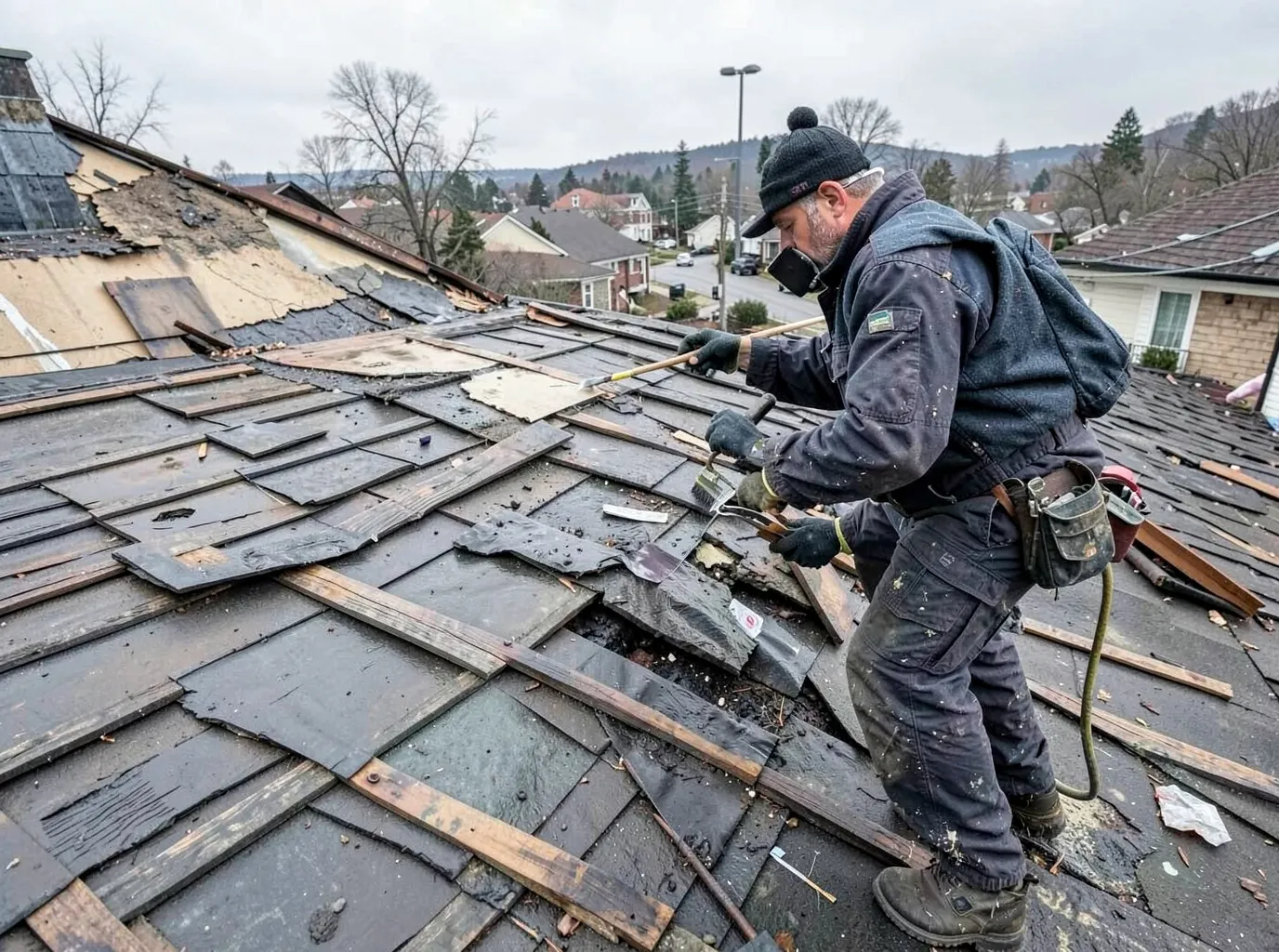 Storm Damage Roof Repair in Renton, WA